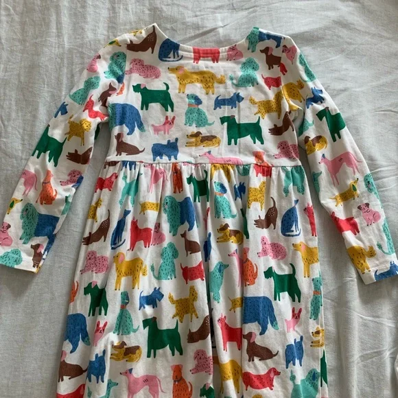 Mini Boden Multicolor Animal Print Dress - Picture 4 of 5